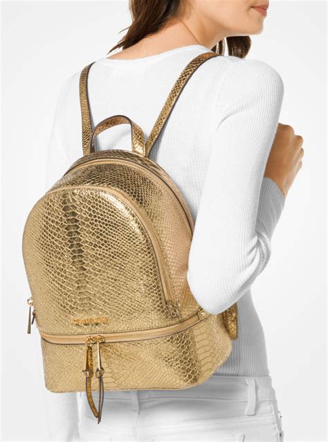 sac a dos rhea michael kors|michael kors medium leather backpack.